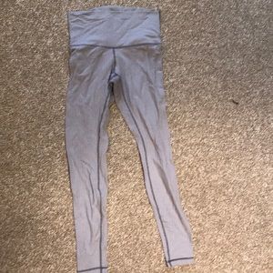 Grey and white Lulu Wunder Under Leggings